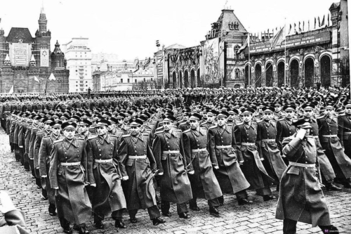 Участники Парада Победы 1945